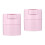 2Pièces Récipient Colle Extension Cils Rose Durable Et Portable 4