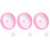 3Pièces Roue D’exercice Rose Pour Hamster Rongeurs 4