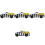 4Pièces Décor Suspendu Style Porte Mur 3