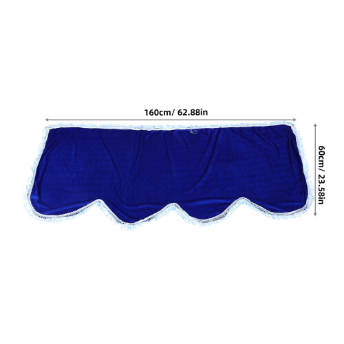 Protection Clavier Piano Bleu Velours Couvre Instrument Durable 1