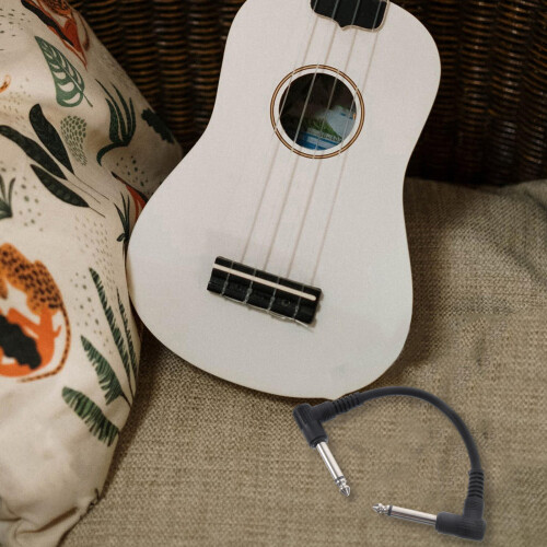 30Pièces Câbles Effet Instrument, Câble Audio Guitare Noir PVC 2