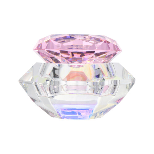 2Pièces Coupes Cristal Rose Couvercles Pour Ongles 1