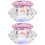 2Pièces Coupes Cristal Rose Couvercles Pour Ongles 5