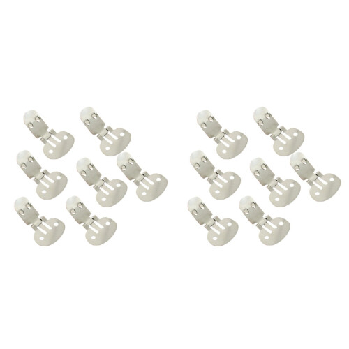 200Pièces Clips Plat En Acier Pour Chaussures Argent DIY Création 1
