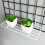 Hangende Draadplank Wandorganizer Presentatielijst Wit 5