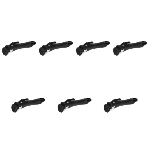 7Pièces Panier Cuisine Silicone Noir 2