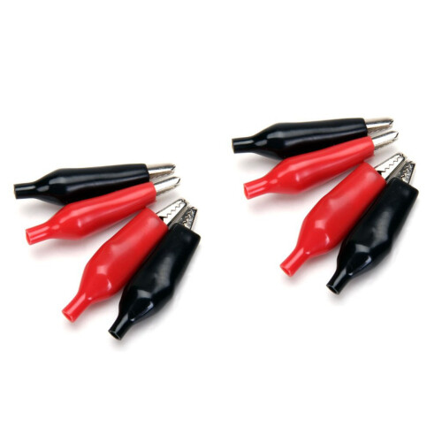 20Paires Pinces Crocodile Isolées Pour Test Acier Durable 2