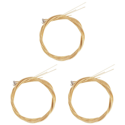 3Ensembles Cordes Basse Professionnelles Dorées, Durables Et Pratiques 2