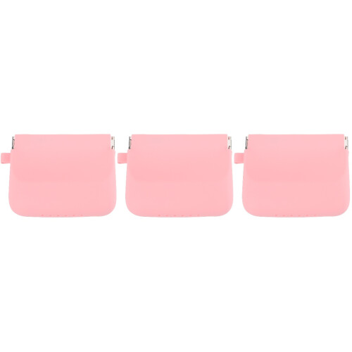 3Pièces Boîte Rangement Silicone Rose Flexible Pour Aligneurs 2
