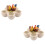2Pièces Cache-Pots En Résine Multicolores Pour Succulentes Cactus 5