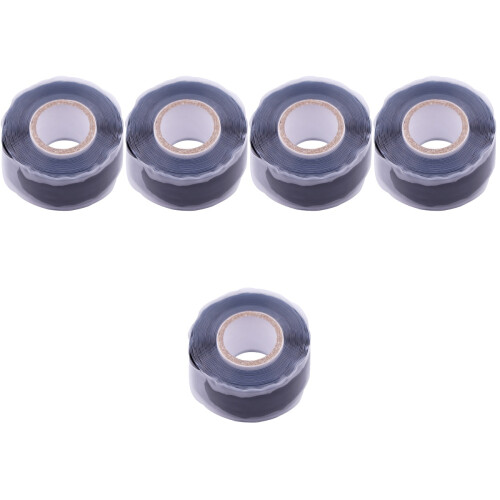 5Rubans Ruban Silicone Noir Étanche Réparation Électricien 2