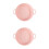 2Pièces Plateaux Céramiques Roses Doubles Anses Pour Aliments 5