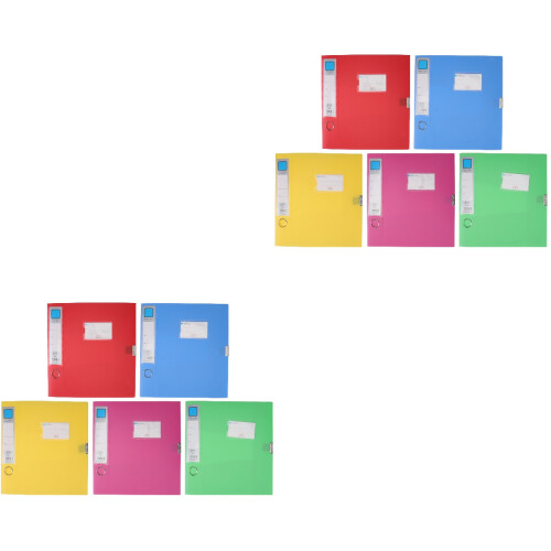 10Pièces Range-Documents Colorés Pour Maison Et Robustes 2