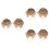3Paires Décor Épaule Avec Rivets Glands Look Vintage Mode 5