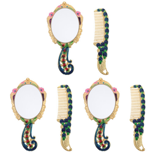 6Pièces Ensemble Mano Portable Peignes 1