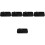 5Ensembles Porte- Silicone Noir Drainage Rapide Pour Cuisine 3