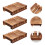 12Pièces Porte- Bois Coffe Drainage Pour Cuisine Douche 9