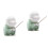 2Pièces Porte-Encens Décoratif Vert Motif Bouddhiste 4
