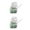 2Pièces Porte-Encens Décoratif Vert Motif Bouddhiste 5