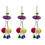 3Pièces Rattan Perroquet Multi Usage Colorés 3