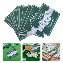 12St Mahjong Kaarten Lettertype PVC Groen Voor Feest En Clubs