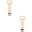 2Pièces Décapsuleur Manuel Beige , Idéal Bar Pique- 5