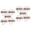 20Pièces Boîtes Transparente Khaki, Coffrets Pour Biscuits 4