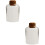 2Pièces Bouteilles Verre Borosilicate Khaki Multi-Usage Snack Lait 6