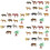 36Pièces Modèles Animaux De Ferme Multicolores Jeu Éducatif 6