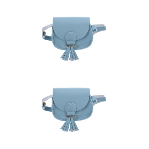 2Pièces Pochette Crossbody Design Mode Étui Portable 2