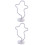 2Pièces Lampe Art Mural LED , Forme , Usage Maison 5