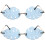 2Pièces Lunettes Props Pour Photos De Fête 5
