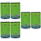 6St Groene Tinplate Theebussen Met Voor Thee En Snacks 6