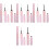12Pièces Colle Séchage Rapide Rose Pour Extensions De Cils Et Scellage 2