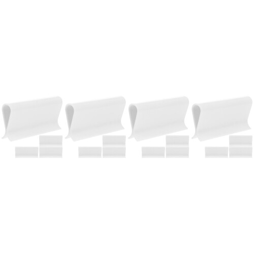 16Pièces Poignées Blanches Volets Roulants Accessoires Rideaux 2