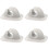 4Pièces Support Oar Clips Professionnels Anti-Usure Kayak 4