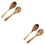 4Pièces En Bois Café Ensemble Simple Résistant 5