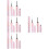 12Pièces Colle Séchage Rapide Rose Pour Extensions De Cils Et Scellage 6