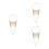 3Pièces Chaînes Corporelles Dorées Design Élégant Accessoires 6