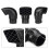 Cabeça de Entrada de Snorkel Universal para Carro de 3,5 Polegadas Tubo de Entrada de Ar Garganta para Lama Off-Road 4