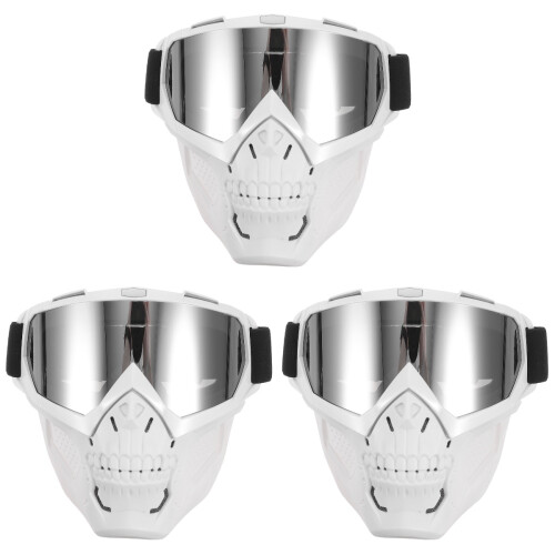 3Pièces Lunettes De Blanches Design Moderne Résistantes Vent 1