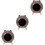 3Pièces Abri Intérieur Marron Pour Hamster Animal Amusant 5