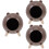 3Pièces Abri Intérieur Marron Pour Hamster Animal Amusant 6