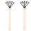 2Pièces Râteau Multifonction Acier Inoxydable Manche 4