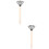 2Pièces Râteau Multifonction Acier Inoxydable Manche 9