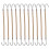 40Pièces Crochets Bungee Beige Pour Queue De Lisse Et 2