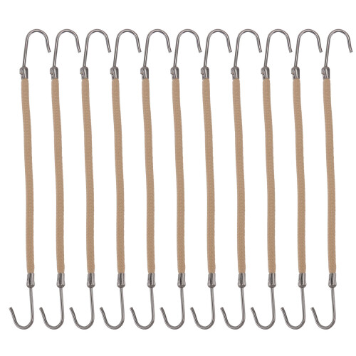 40Pièces Crochets Bungee Beige Pour Queue De Lisse Et 1