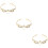 3Pièces Couronne Accessoires Mariage Femme 8