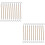 40Pièces Crochets Bungee Beige Pour Queue De Lisse Et 6
