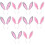 10Pièces -Tête Lapin Doux Coloré Pour Et 7